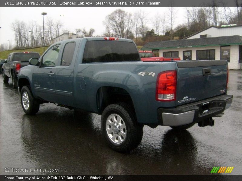 Stealth Gray Metallic / Dark Titanium 2011 GMC Sierra 2500HD SLT Extended Cab 4x4
