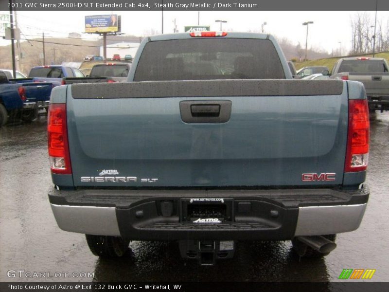 Stealth Gray Metallic / Dark Titanium 2011 GMC Sierra 2500HD SLT Extended Cab 4x4