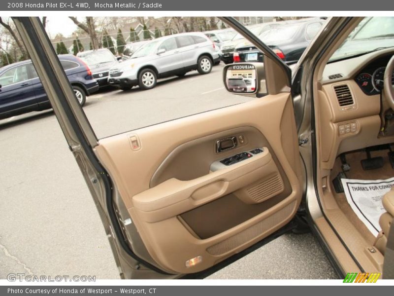 Mocha Metallic / Saddle 2008 Honda Pilot EX-L 4WD