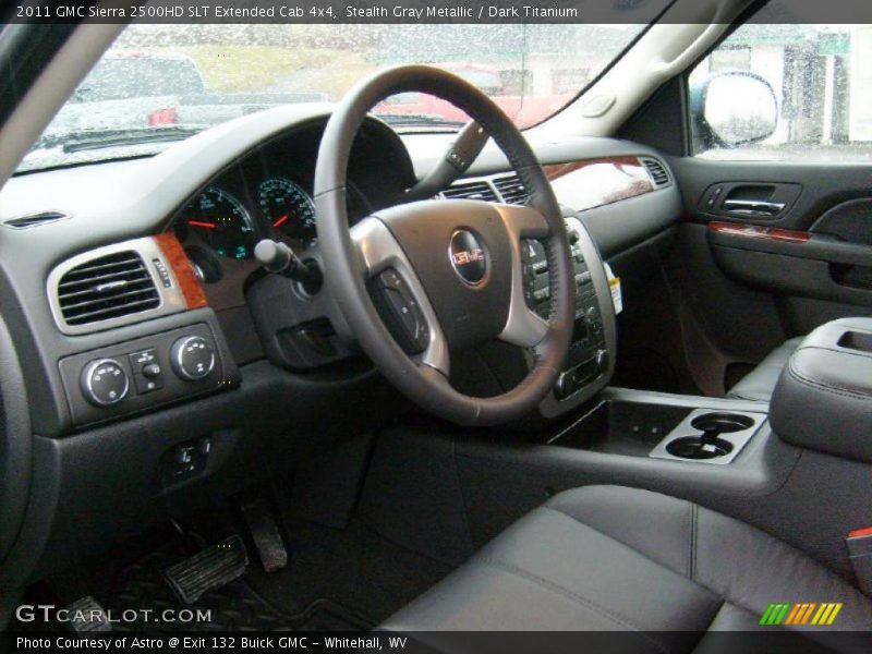  2011 Sierra 2500HD SLT Extended Cab 4x4 Dark Titanium Interior