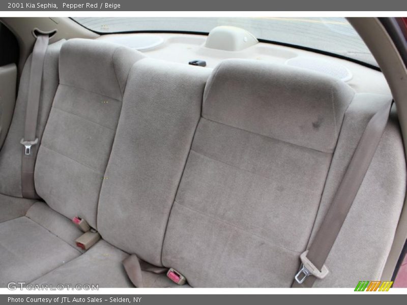 Pepper Red / Beige 2001 Kia Sephia