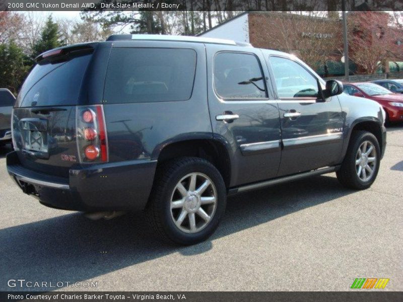 Dark Slate Metallic / Ebony 2008 GMC Yukon Denali AWD