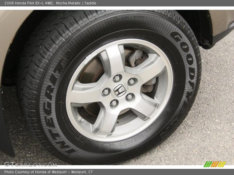 Mocha Metallic / Saddle 2008 Honda Pilot EX-L 4WD