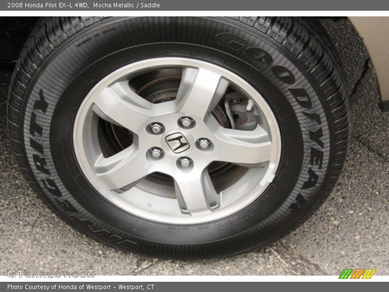 Mocha Metallic / Saddle 2008 Honda Pilot EX-L 4WD