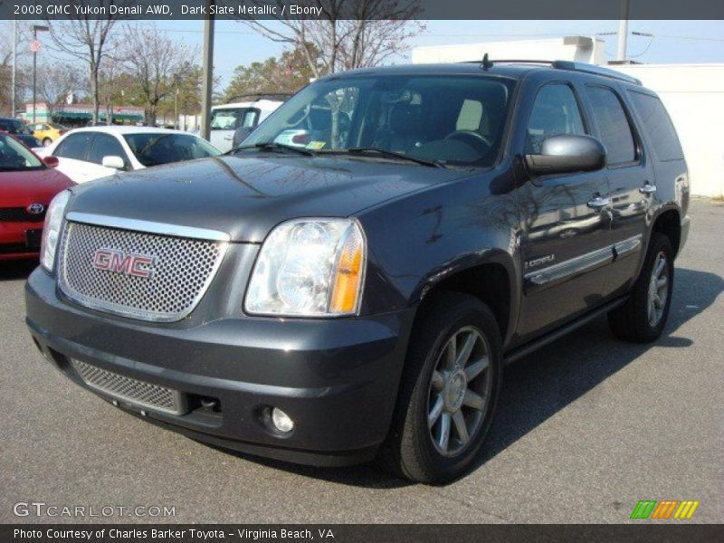 Dark Slate Metallic / Ebony 2008 GMC Yukon Denali AWD