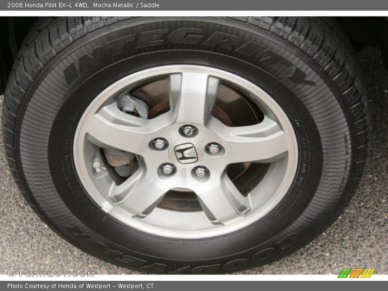 Mocha Metallic / Saddle 2008 Honda Pilot EX-L 4WD