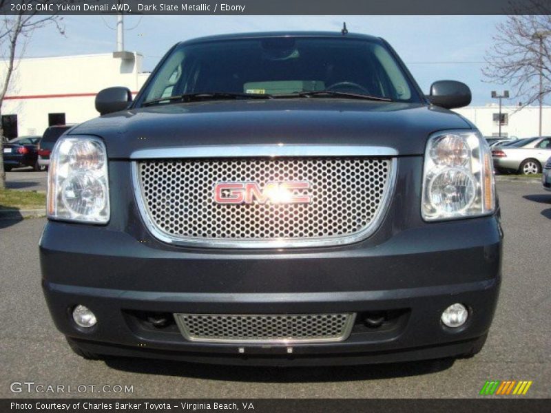 Dark Slate Metallic / Ebony 2008 GMC Yukon Denali AWD