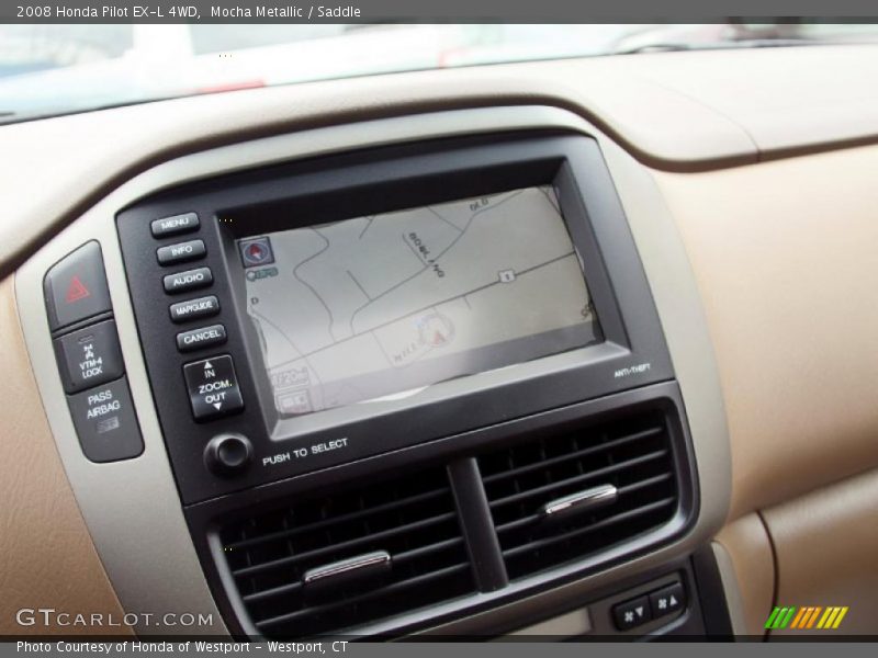 Mocha Metallic / Saddle 2008 Honda Pilot EX-L 4WD