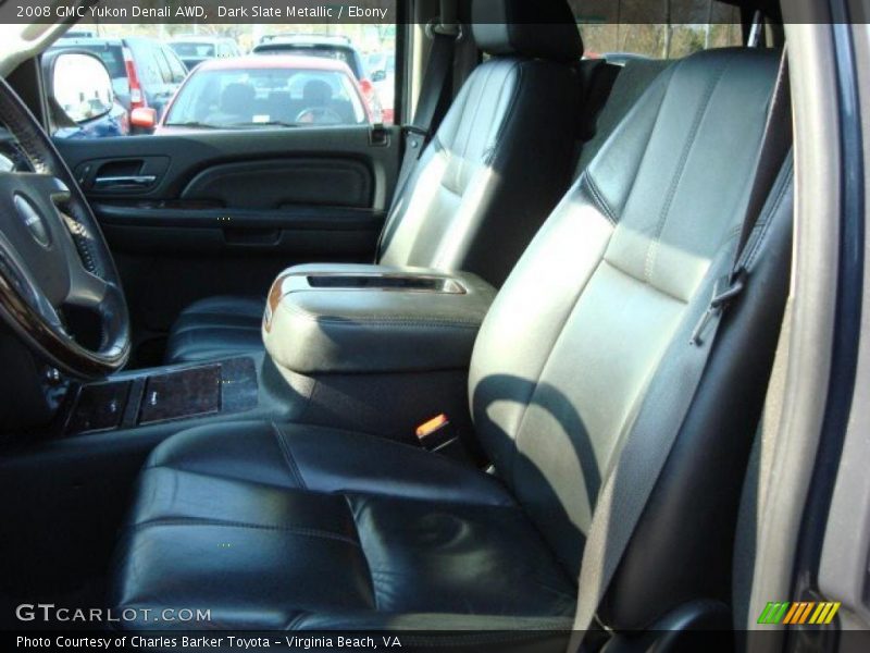 Dark Slate Metallic / Ebony 2008 GMC Yukon Denali AWD
