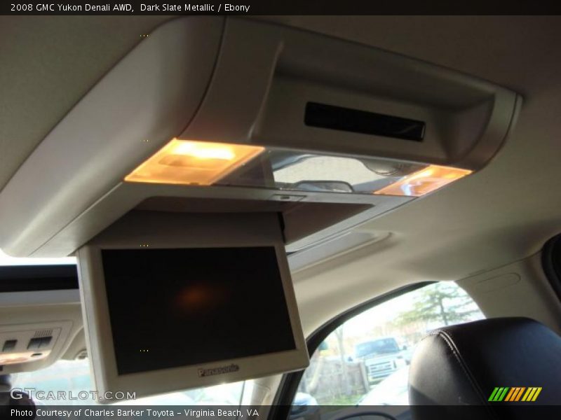 Dark Slate Metallic / Ebony 2008 GMC Yukon Denali AWD