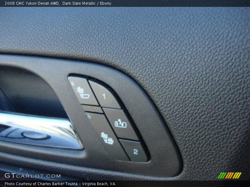 Dark Slate Metallic / Ebony 2008 GMC Yukon Denali AWD