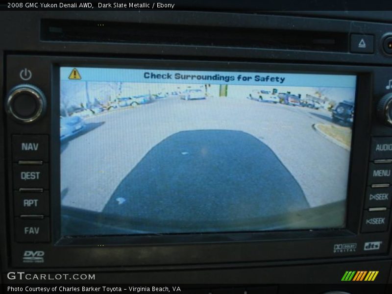 Dark Slate Metallic / Ebony 2008 GMC Yukon Denali AWD