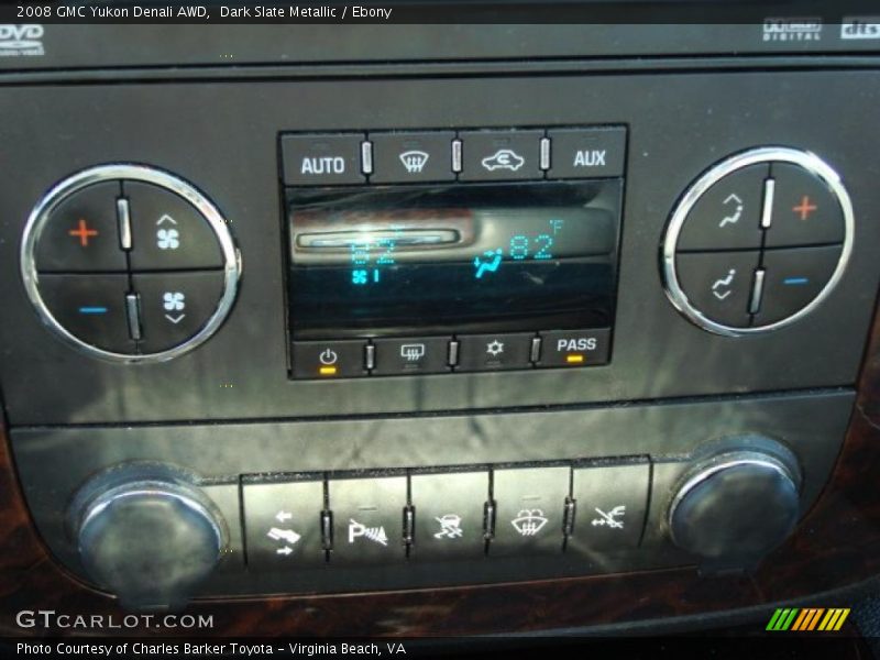 Dark Slate Metallic / Ebony 2008 GMC Yukon Denali AWD