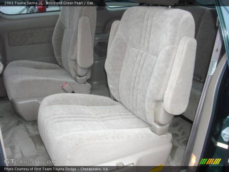 Woodland Green Pearl / Oak 2001 Toyota Sienna LE