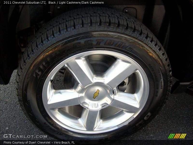 Black / Light Cashmere/Dark Cashmere 2011 Chevrolet Suburban LTZ