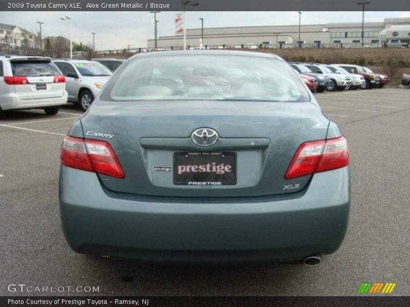 Aloe Green Metallic / Bisque 2009 Toyota Camry XLE