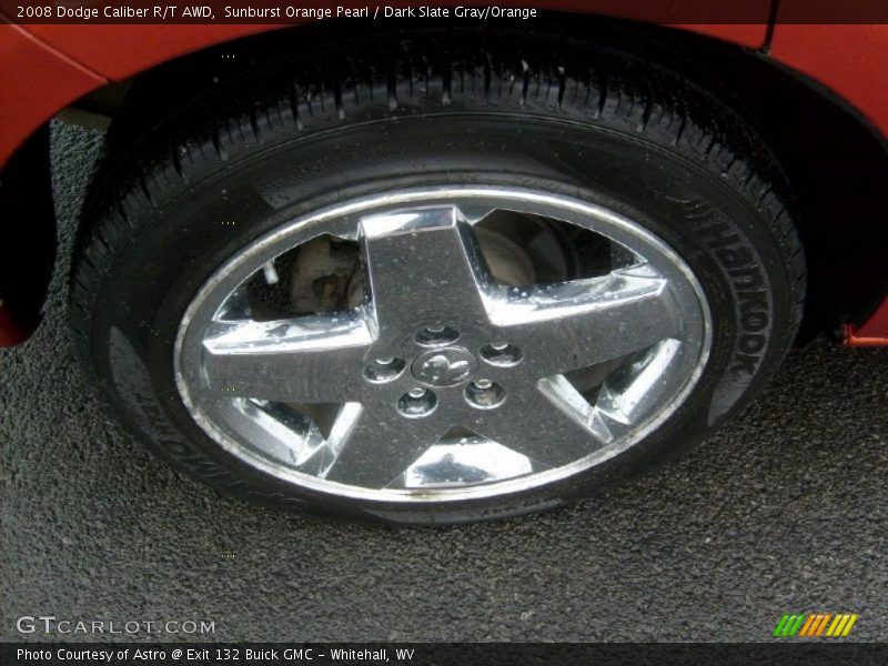 Sunburst Orange Pearl / Dark Slate Gray/Orange 2008 Dodge Caliber R/T AWD