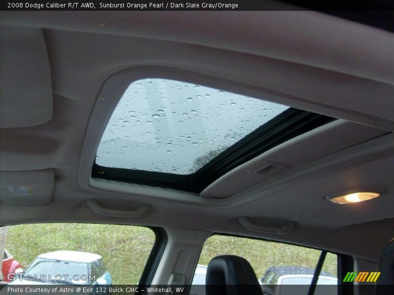 Sunburst Orange Pearl / Dark Slate Gray/Orange 2008 Dodge Caliber R/T AWD