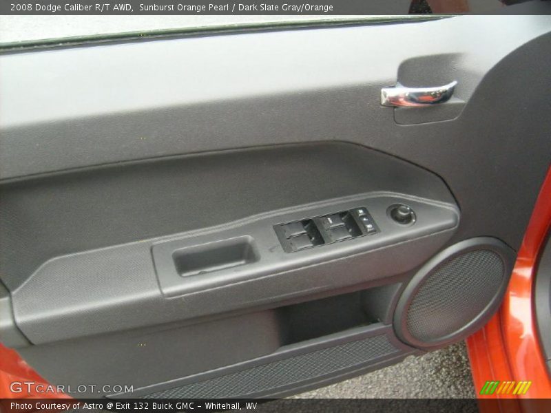 Sunburst Orange Pearl / Dark Slate Gray/Orange 2008 Dodge Caliber R/T AWD