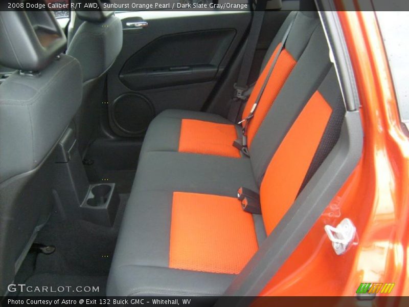  2008 Caliber R/T AWD Dark Slate Gray/Orange Interior