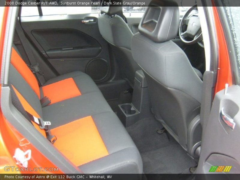  2008 Caliber R/T AWD Dark Slate Gray/Orange Interior