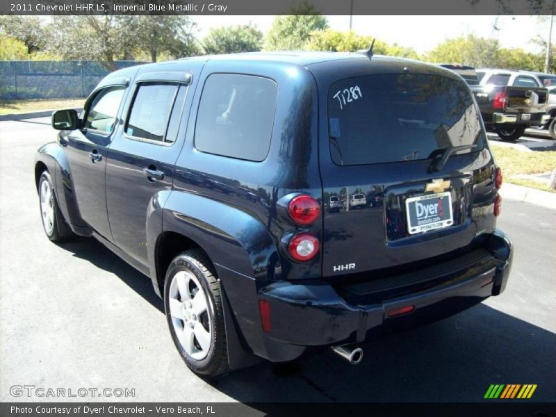 Imperial Blue Metallic / Gray 2011 Chevrolet HHR LS