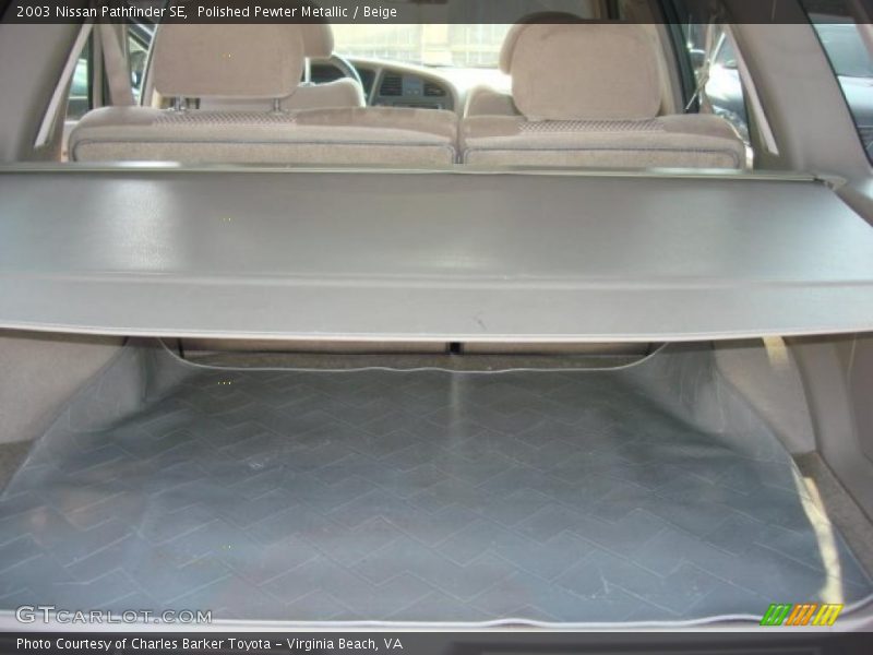 Polished Pewter Metallic / Beige 2003 Nissan Pathfinder SE