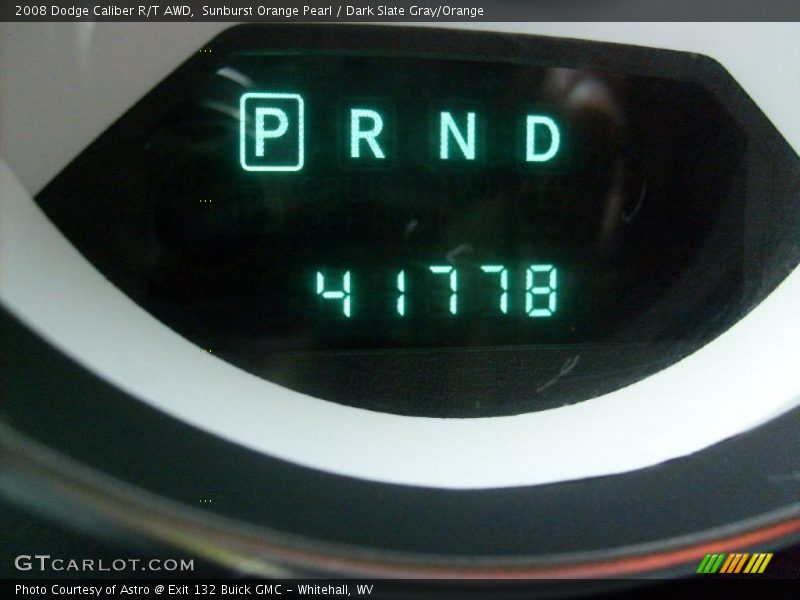 Sunburst Orange Pearl / Dark Slate Gray/Orange 2008 Dodge Caliber R/T AWD