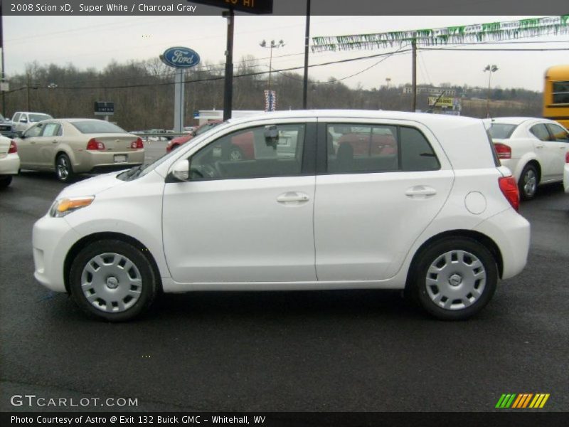 Super White / Charcoal Gray 2008 Scion xD