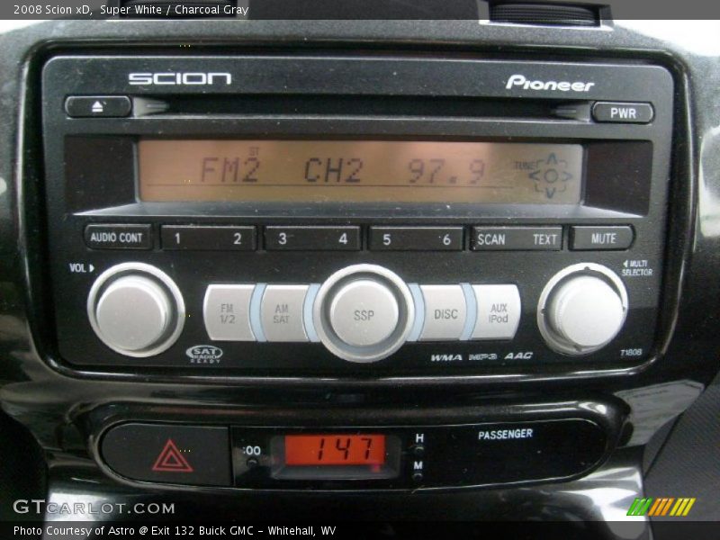 Super White / Charcoal Gray 2008 Scion xD
