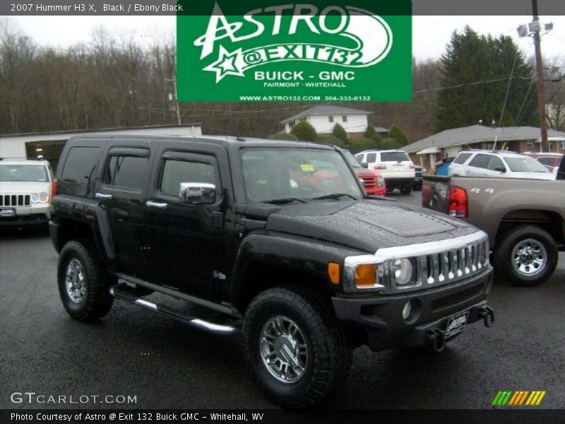 Black / Ebony Black 2007 Hummer H3 X
