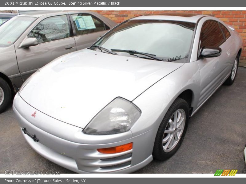 Sterling Silver Metallic / Black 2001 Mitsubishi Eclipse GS Coupe