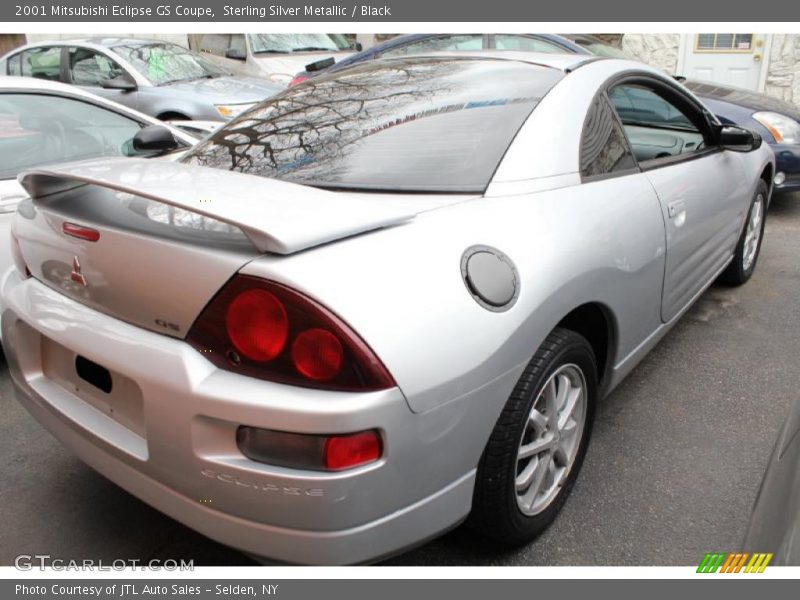 Sterling Silver Metallic / Black 2001 Mitsubishi Eclipse GS Coupe