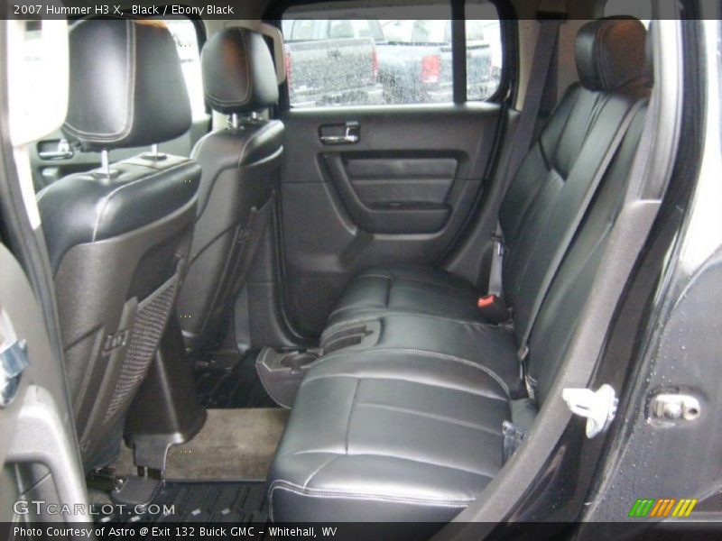  2007 H3 X Ebony Black Interior