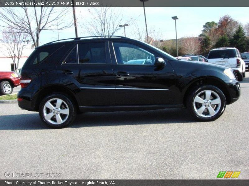 Black / Black 2009 Mercedes-Benz ML 350 4Matic