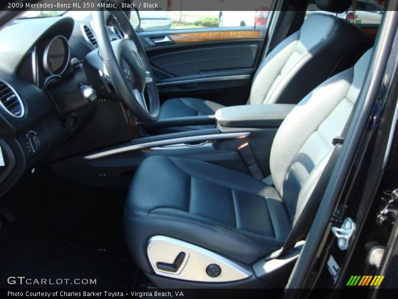 Black / Black 2009 Mercedes-Benz ML 350 4Matic