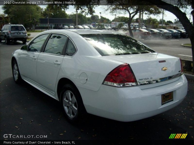 Summit White / Neutral 2010 Chevrolet Impala LT