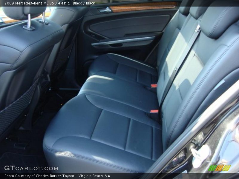 Black / Black 2009 Mercedes-Benz ML 350 4Matic