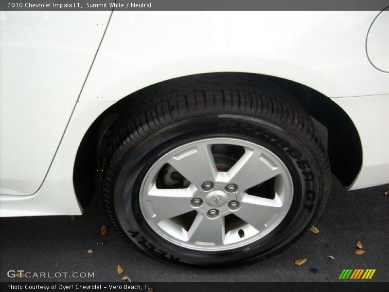 Summit White / Neutral 2010 Chevrolet Impala LT