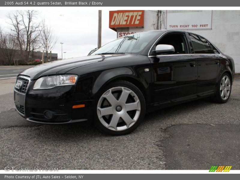 Brilliant Black / Ebony 2005 Audi S4 4.2 quattro Sedan