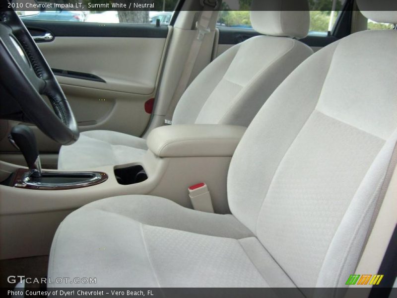 Summit White / Neutral 2010 Chevrolet Impala LT