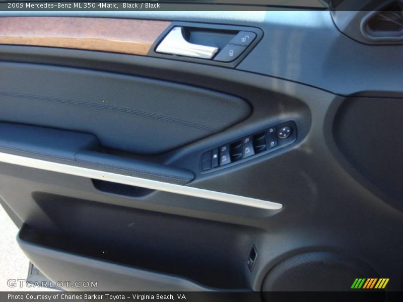 Black / Black 2009 Mercedes-Benz ML 350 4Matic
