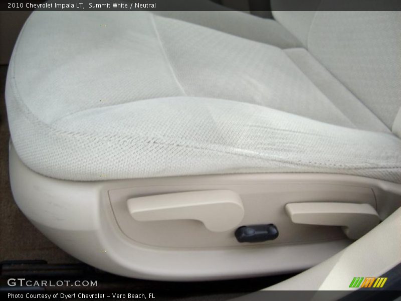 Summit White / Neutral 2010 Chevrolet Impala LT
