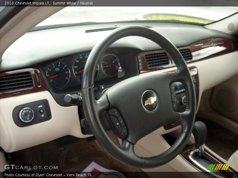 Summit White / Neutral 2010 Chevrolet Impala LT