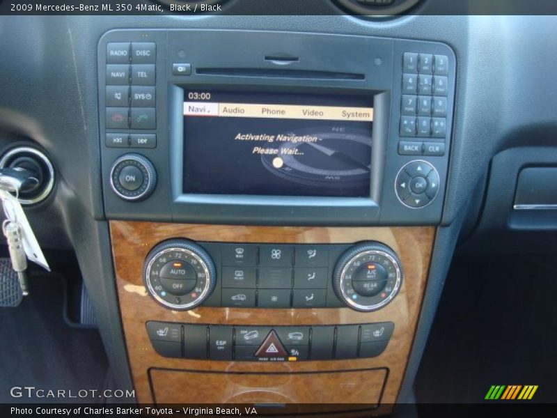 Black / Black 2009 Mercedes-Benz ML 350 4Matic