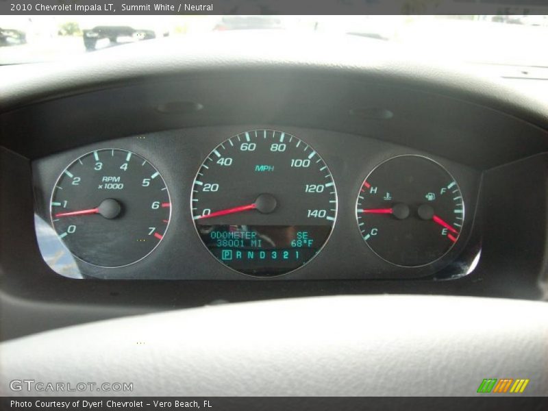 Summit White / Neutral 2010 Chevrolet Impala LT