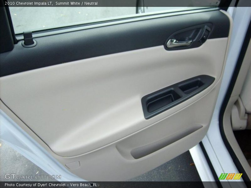 Summit White / Neutral 2010 Chevrolet Impala LT