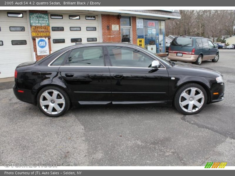 Brilliant Black / Ebony 2005 Audi S4 4.2 quattro Sedan