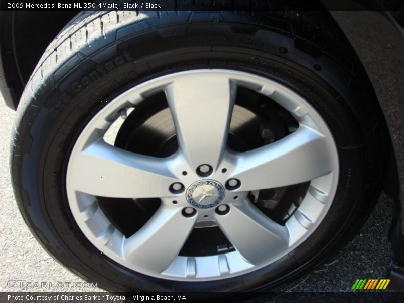 Black / Black 2009 Mercedes-Benz ML 350 4Matic