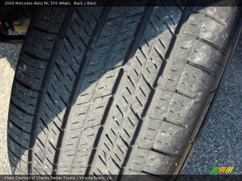 Black / Black 2009 Mercedes-Benz ML 350 4Matic